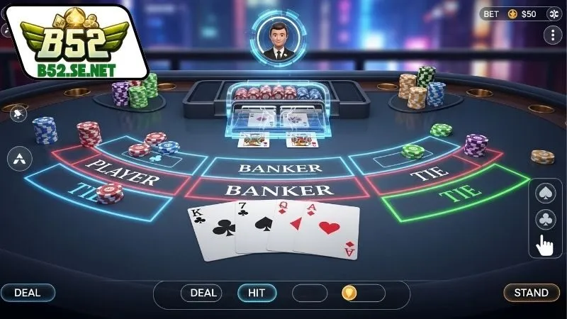 Baccarat Online B52 - Khám Phá Thế Giới Cờ Bạc Đỉnh Cao 2 Cách chơi Baccarat online B52