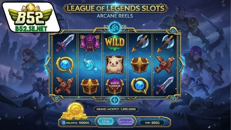 Liên Minh Huyền Thoại B52 – Slot chiến đấu đậm chất LMHT 2 Ưu điểm nổi bật trong Liên Minh Huyền Thoại B52