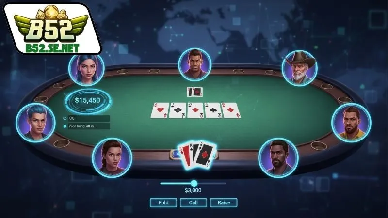 Omaha B52 - Khám Phá Chơi Poker Online Đỉnh Cao 3 Hướng dẫn chơi Poker Omaha B52