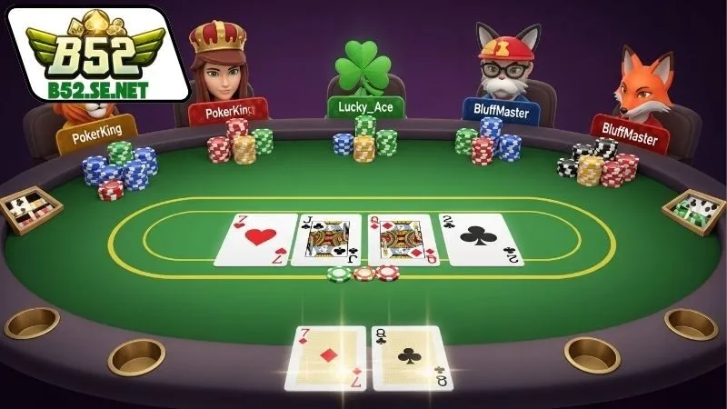 Poker B52 - Cách Chơi, Mẹo Và Chiến Thuật Đỉnh Cao 3 Luật chơi Poker B52 chi tiết